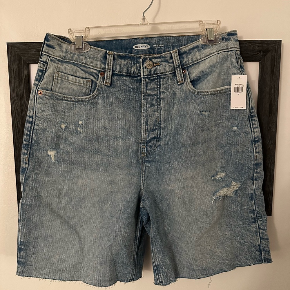 Old Navy | 10 | Sky-Hi Long Jean Short